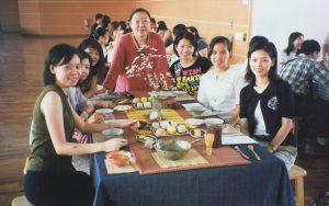 丁肇岭老師舉辦的教師茶會