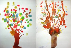 吹與噴灑的效果